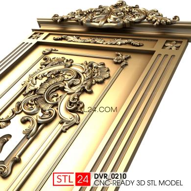 Doors (DVR_0210) 3D models for cnc